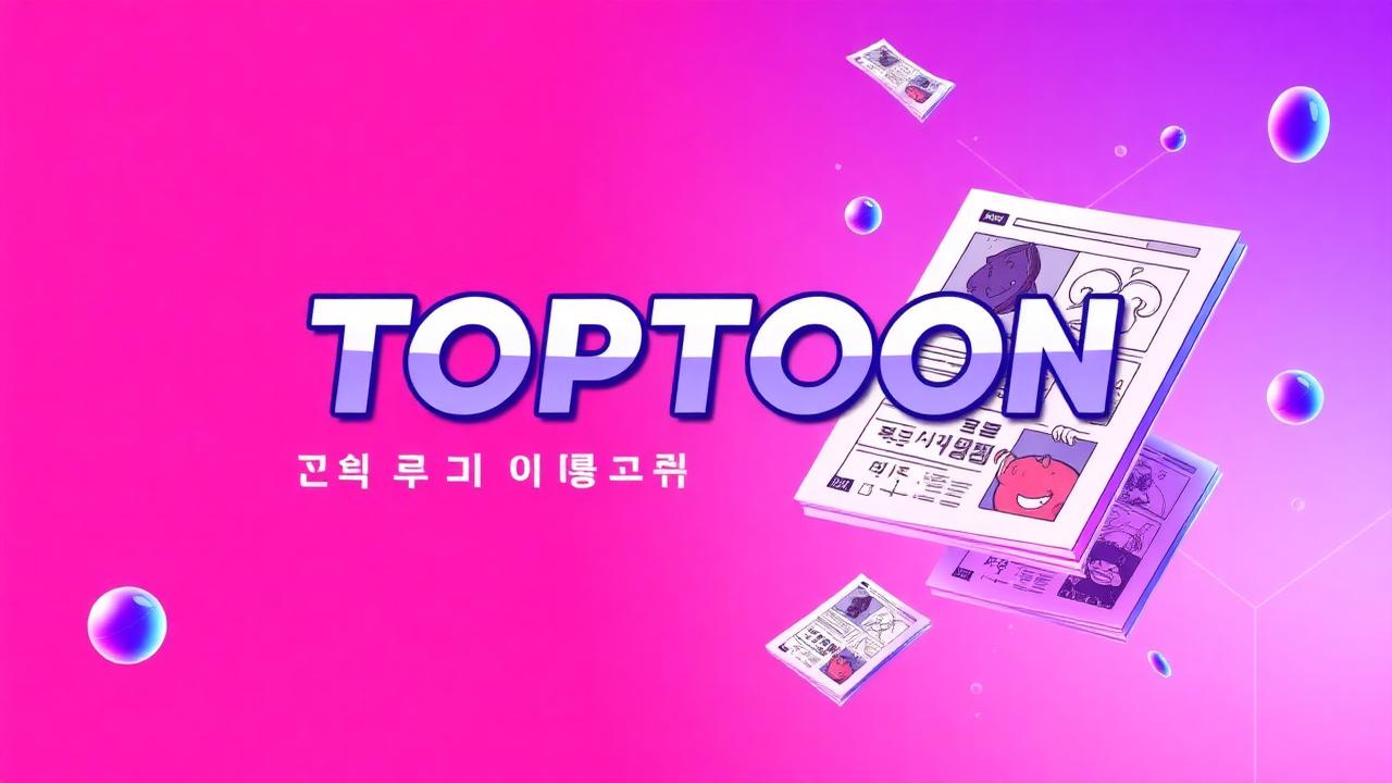 탑툰 쿠폰 메인 비주얼